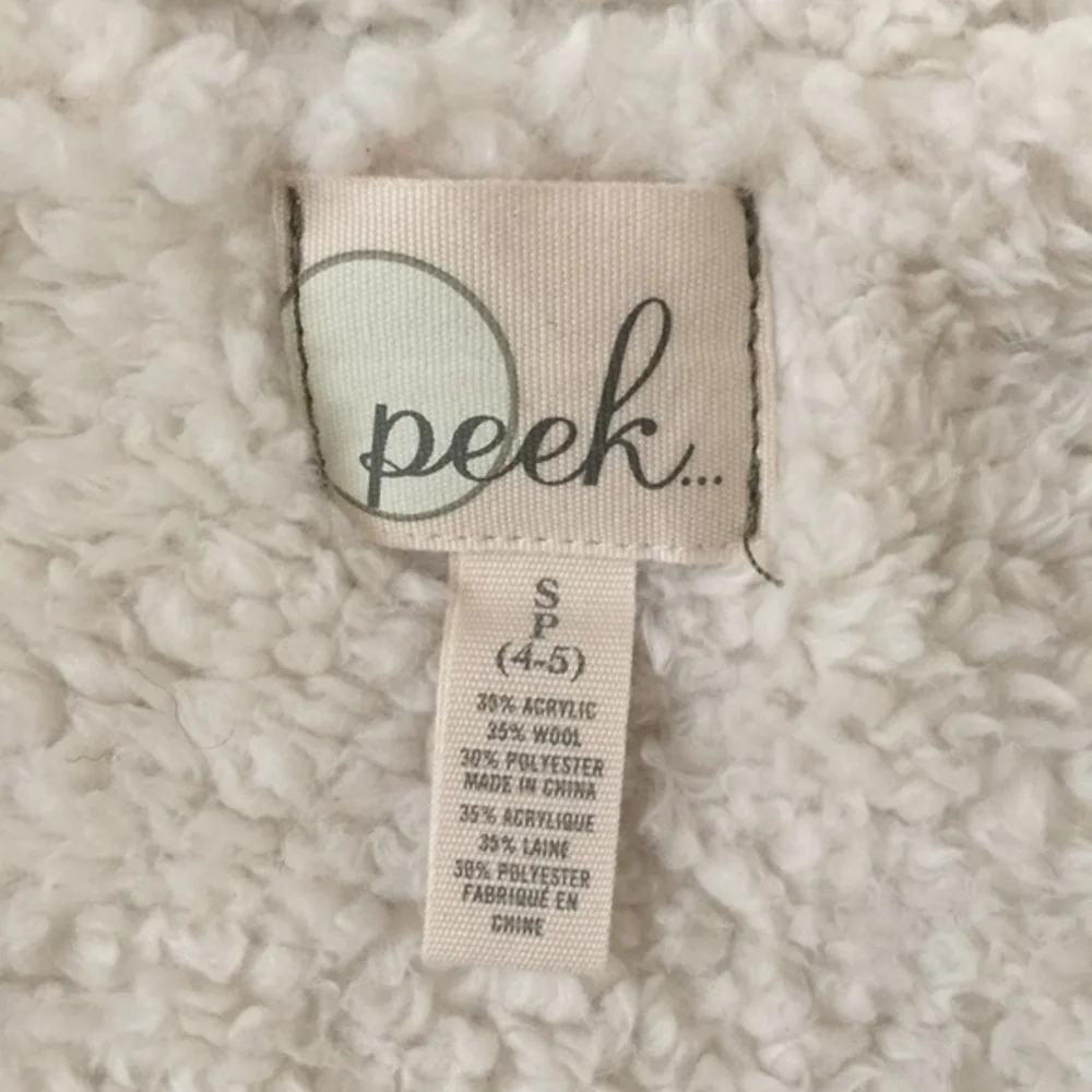 EUC Peek Thick‎ Coat Size S (4-5)